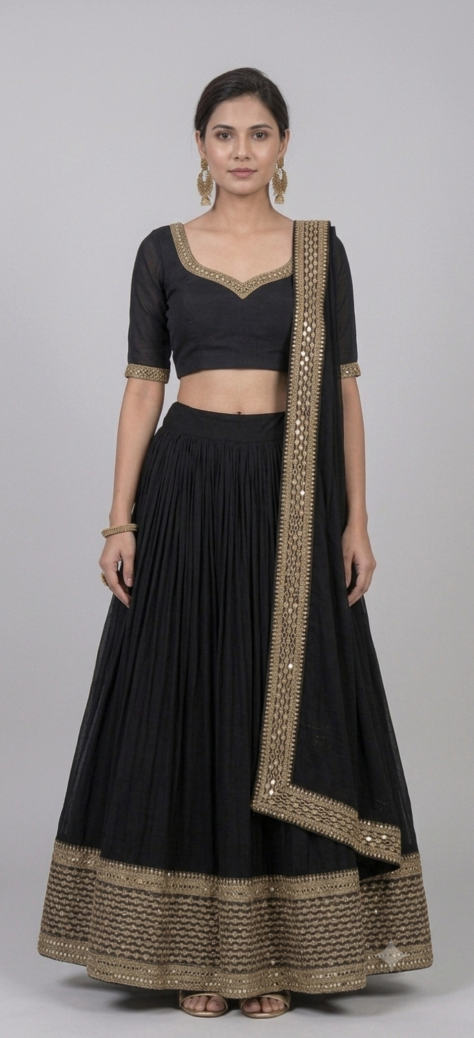 Women Embroidery Georgette Lehenga Choli